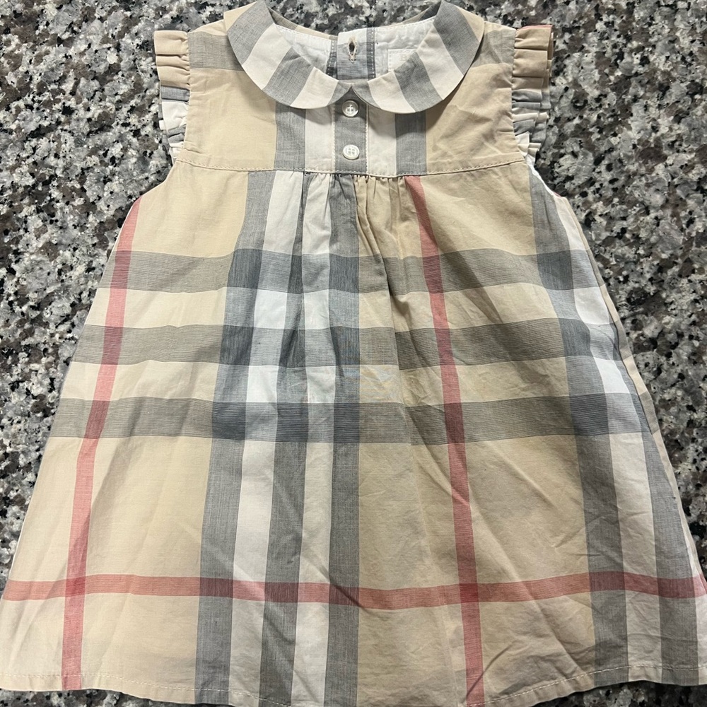 Baby Girl Authentic Burberry Dress - 6M